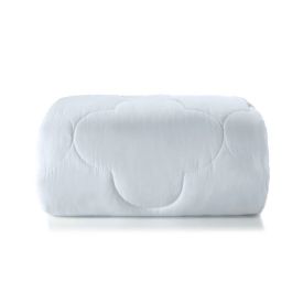Edredom King 100% Poliéster Elegance Hedrons - Branco