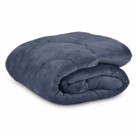 Edredom King Plush Inove Provence Havan Casa - Azul Mariner