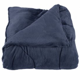 Edredom King Plush Inove Provence Havan Casa - Azul Mariner