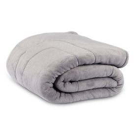 Edredom Provence Liso Queen 2,20M X 2,40M Havan Casa - Cinza