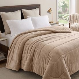 Edredom Provence Liso Queen 2,20M X 2,40M Havan Casa - Bege