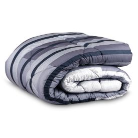 Edredom Queen Dupla Face Plush Versátile Havan Casa - Gael Preto
