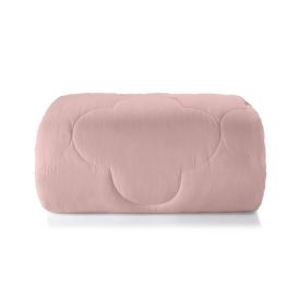 Edredom Solteiro 100% Poliéster Elegance Hedrons 1 Pç - Rosa