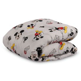 Edredom Solteiro 100% Poliéster Disney Hedrons - Mickey Work Rotativo
