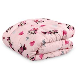 Edredom Solteiro 100% Poliéster Disney Hedrons - Minnie Fresh Rotativo