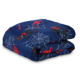 Edredom Solteiro 100% Poliéster Disney Hedrons - Spider Ultimato Rotativo