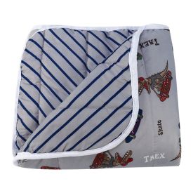 Edredom Solteiro Microfibra 100% Poliéster Kids Solecasa - Dino Radical
