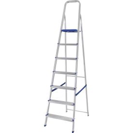 Escada Alumínio 7 Degraus Mor 5105 - Prata