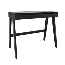 Escrivaninha Em Mdf Com 2 Gavetas 90X45 Cm Havan Casa - Preto