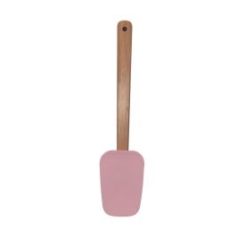 Espátula de Silicone com Cabo de Bambu 29Cm Havan Casa - Rosa