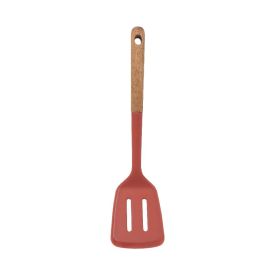 Espátula Vazada Com Cabo De Madeira Havan Casa 32,6 Cm - Vermelho