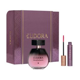 Kit Deo Colônia Velvet Authentic E Máscara De Cílios Eudora 