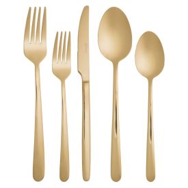 Faqueiro Inox Viena Wolff 30 Peças - Champanhe