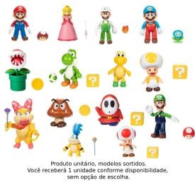 Boneco Fire Mario Sortido Super Mario Sunny