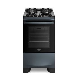 Fogão De Piso 4 Bocas Titanium Supreme Timer Glass Dako - Bivolt