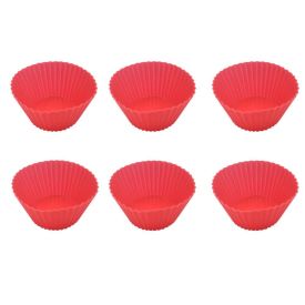 Forma de Cupcake 6 Peças Basic Havan Casa - Vermelho