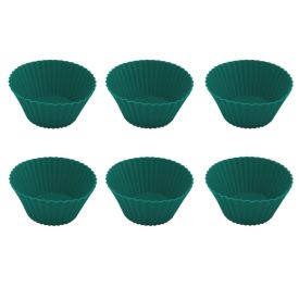 Forma de Cupcake 6 Peças Basic Havan Casa - Verde Floresta