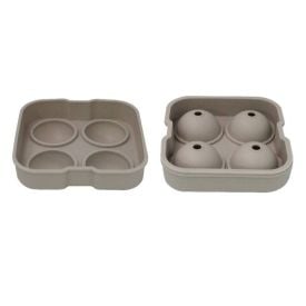 Forma De Gelo De Silicone Redonda Havan Casa - Cinza