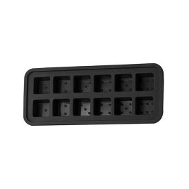 Forma de Silicone para Gelo Basic Havan Casa  - Preto
