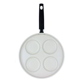 Frigideira 4 Ovos com Espátula Multiflon - Bege