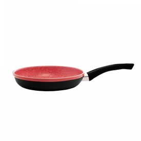 Frigideira De Indução Alumínio Revestida Cerâmica Lyor 1,150L - Preto e Vermelho