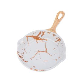 Frigideira Melamina Marmorizada com Bicos Lateral 25 cm Weck