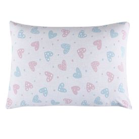Fronha Avulsa Infantil Malha Estampada Havan Casa - Afeto Rose Bebê