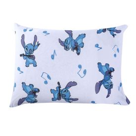 Fronha Avulsa Estampada 100% Algod&atilde;o Disney  - Stitch Song
