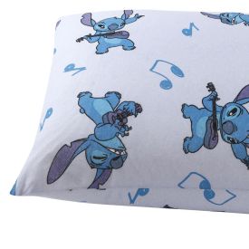 Fronha Avulsa Estampada 100% Algod&atilde;o Disney  - Stitch Song