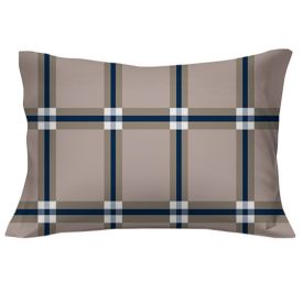 Fronha Avulsa Malha Estampada Havan Casa - Lumy Azul Marinho