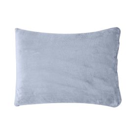 Fronha Avulsa Plush 100% Poliéster Lisa Havan Casa - Cinza Lunar
