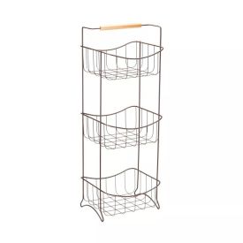 Fruteira de Chão Tripla Eco Design Terra Brasil Arthi