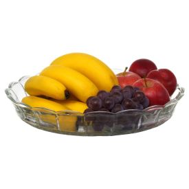 Fruteira de Vidro Solar Havan Casa 30Cm - Transparente