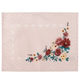 Fundo de Prato 45 X 31 cm Clean Athenas Döhler - Flores Vintage