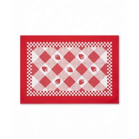 Fundo de Prato 45 X 31 cm Clean Athenas Döhler - Morango