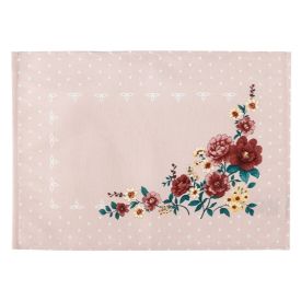 Fundo de Prato 45 X 31 cm Clean Athenas Döhler - Flores Vintage