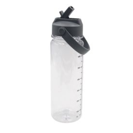Garrafa de Água com Medidas Havan Casa 700Ml - Cinza