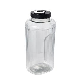 Garrafa de Água Squeeze Frisos Plasútil - 1,3 Litros