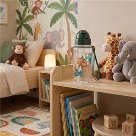 Garrafa Squeeze Infantil Flahsgoods 400Ml - Sortido