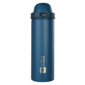 Garrafa Squeeze Térmica Isomax Straw 710Ml Nautika - Azul
