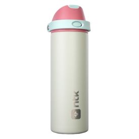 Garrafa Squeeze Térmica Isomax Straw 710Ml Nautika - Bege