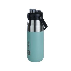 Garrafa Térmica Isomax 750Ml Aço Inoxidável Nautika - Verde Prata