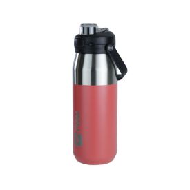 Garrafa Térmica Isomax 750Ml Aço Inoxidável Nautika - Pink Prata