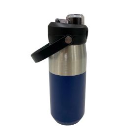 Garrafa Térmica Isomax 750Ml Aço Inoxidável Nautika - Azul e Prata