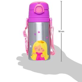 Garrafa de Alumínio Infantil Aventuras Buba - Princesa