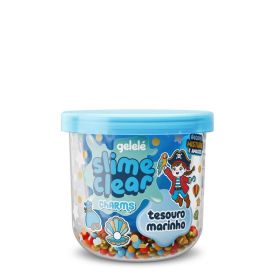 Gelelé Slime Clear Charms Tesouro Marinho - 122g