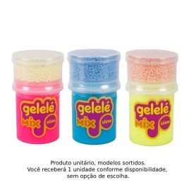 Gelel&eacute; Slime Mix Foam 153G Doce Brinquedo - Sortido