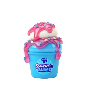 Gelelé Sorveteria Slime Céu Azul - Doce Brinquedo