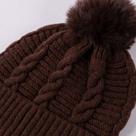 Gorro Feminino Em Tricot Boby Blues Marrom