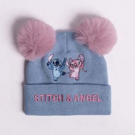 Gorro Infantil Menina em Tricot Disney - STITCH & ANGEL U